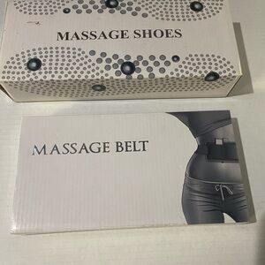 Massage Shoes and Belt Set